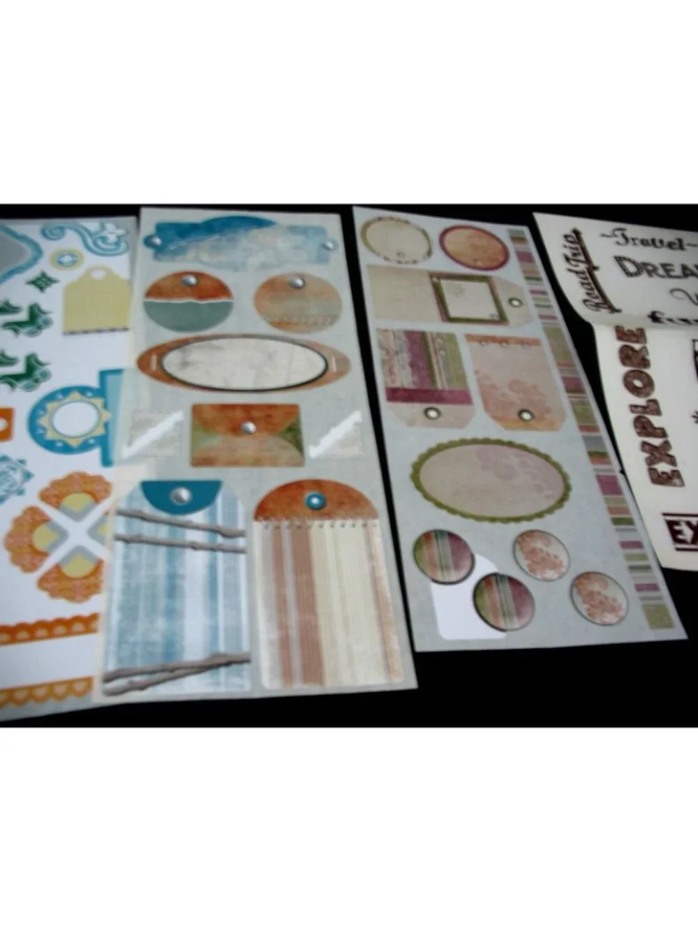 Creative Memories ABC Great Lengths, Titles, Travel, Mediterranean stickers